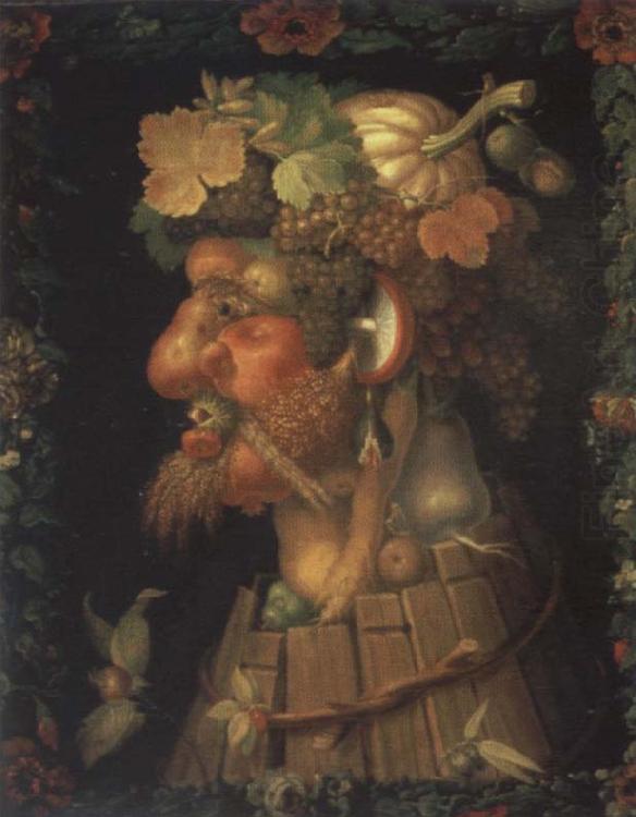 Giuseppe Arcimboldo The autumn china oil painting image